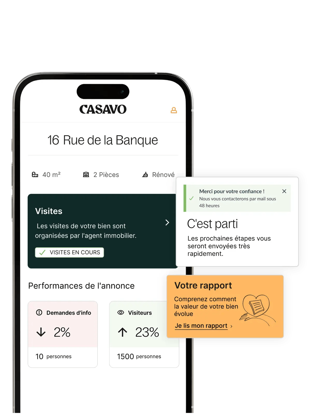 Choisissez à qui vendre votre bien